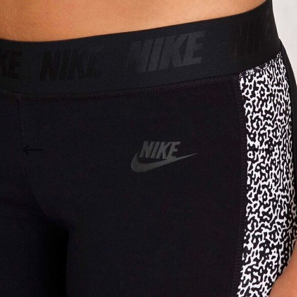 Nike Leg-A-See-Stirrup Leopard Print Colorblock Side Stripe Leggings, Women’s XS - Picture 3 of 16